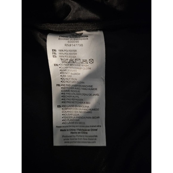 New Balance Booker Jr. Backpack Neon Pink Small Medium Size - Picture 6 of 6